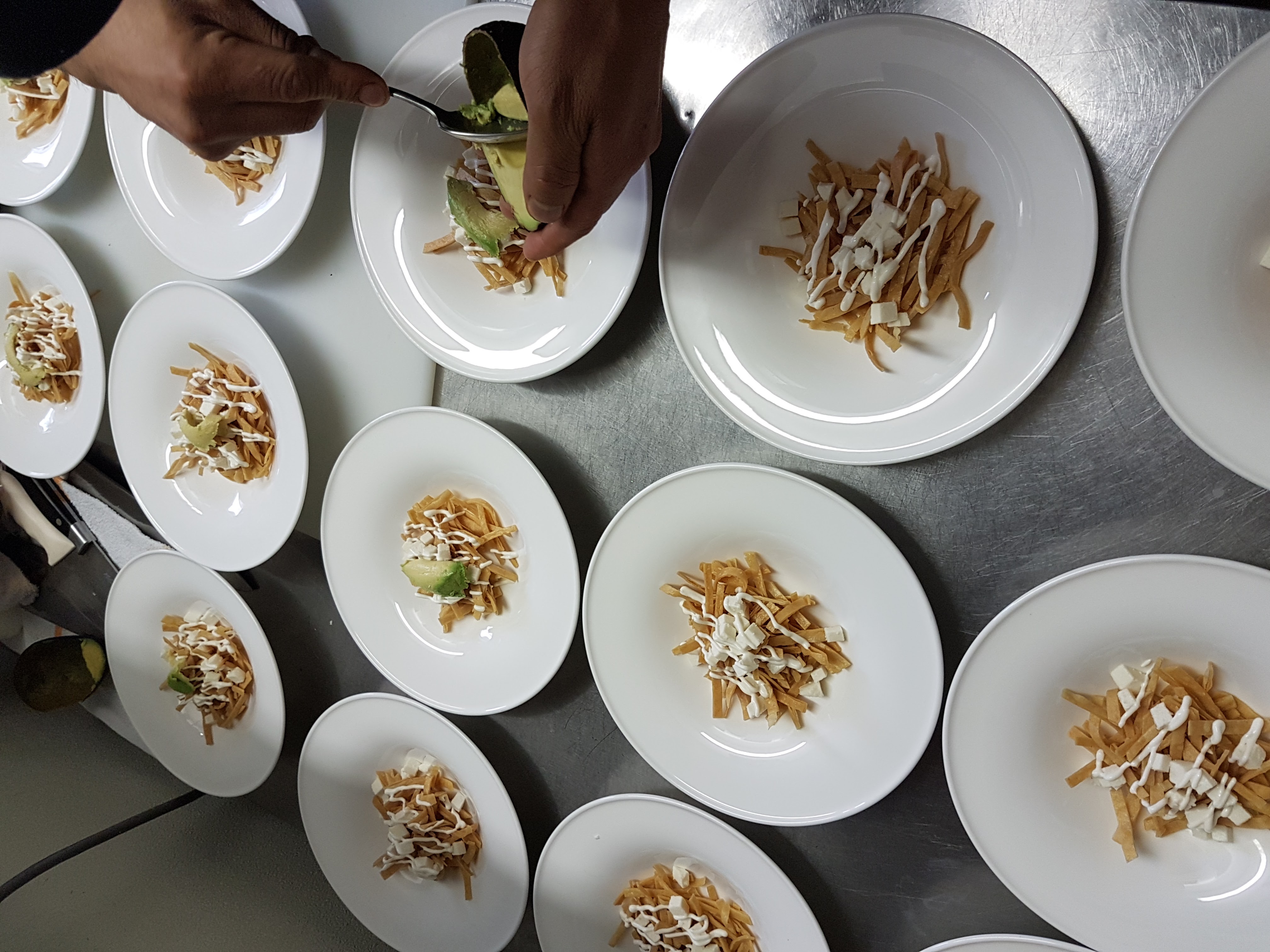 Bandejas de catering mexicano, Los Cuatro Soles Point Breeze Philadelphia