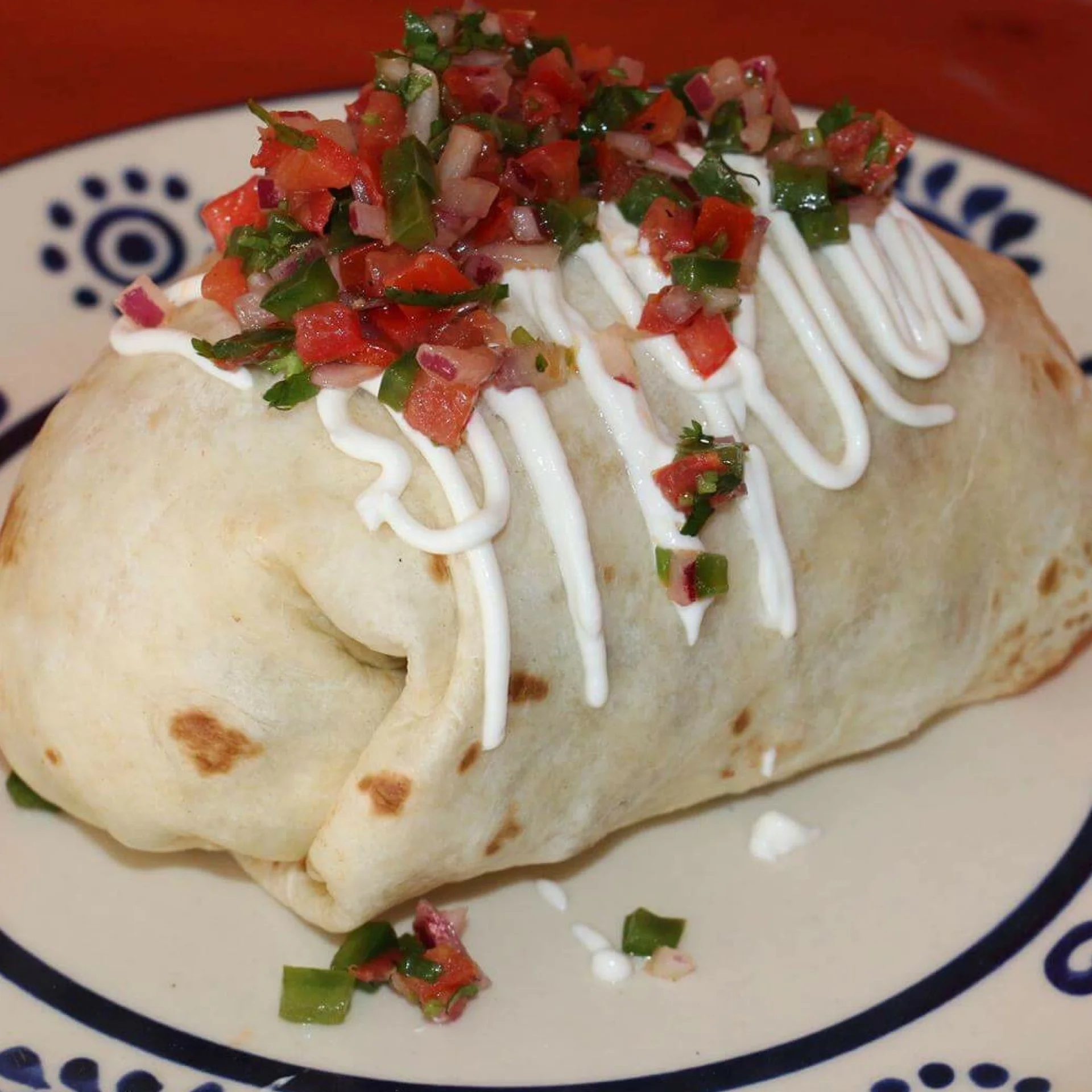 Burrito artesanal — Los Cuatro Soles Mexican Restaurant