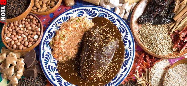 Mole poblano made from scratch at Los Cuatro Soles Philadelphia